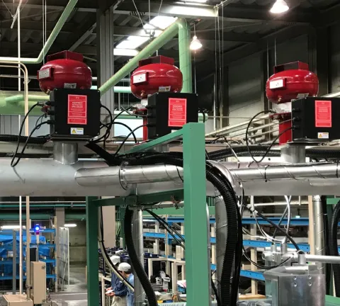 BS&B Type IPD chemical isolation system