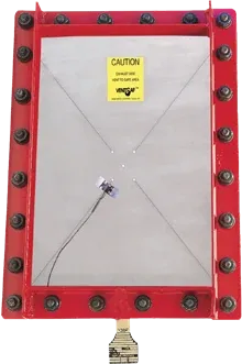 BS&B Vent-Saf vent sensors and deflectors