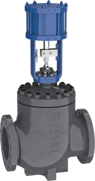 Dyna-Flo 370 series large sliding stem control valve