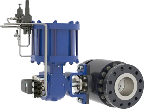 Dyna-Flo 580 series full-bore rotary control valve