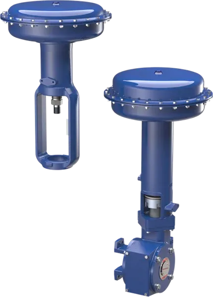 Dyna-Flo DFC, DFO, DFN and DFR spring and diaphragm actuators