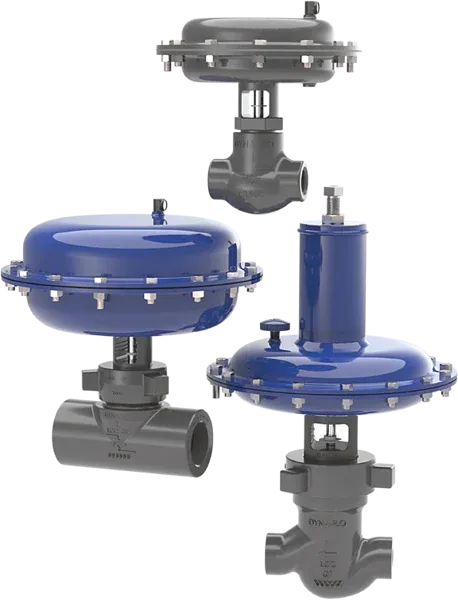 Dyna-Flo DF100, DF234, DF270 and DF2410 integral control valves