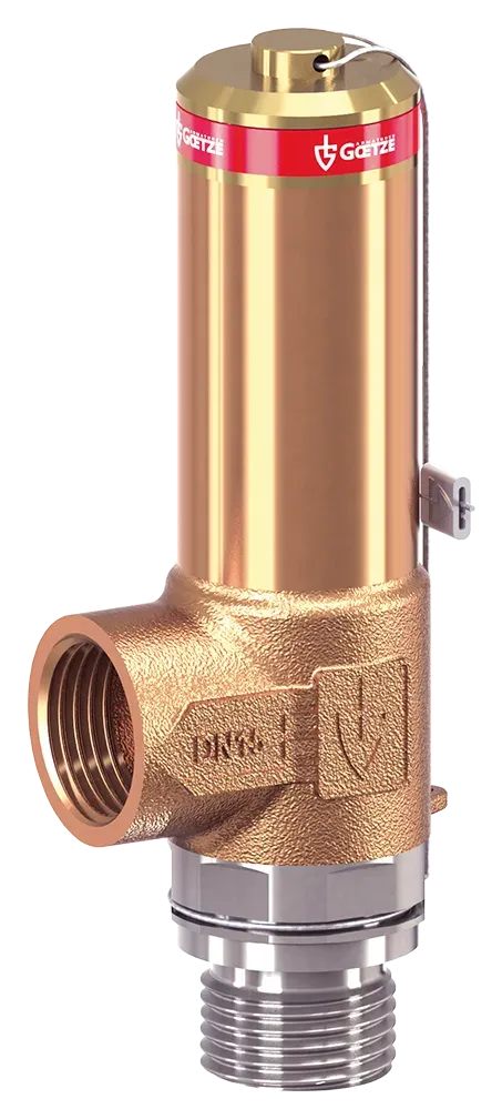 GOETZE 2480 cryogenic safety valve with gunmetal outlet