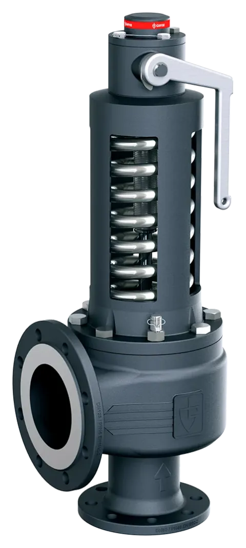 GOETZE 355 nodular cast iron flanged safety valve
