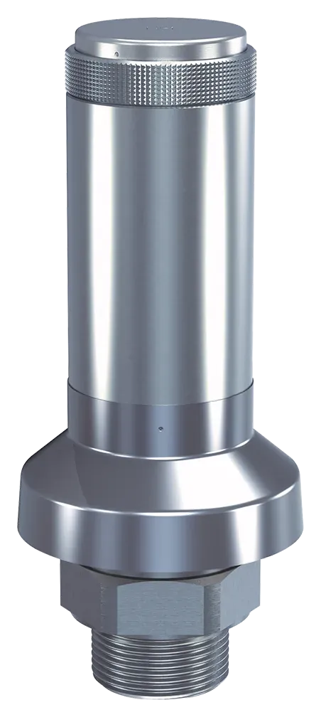 GOETZE 413 stainless steel safety valve for silos and bulk vehicles