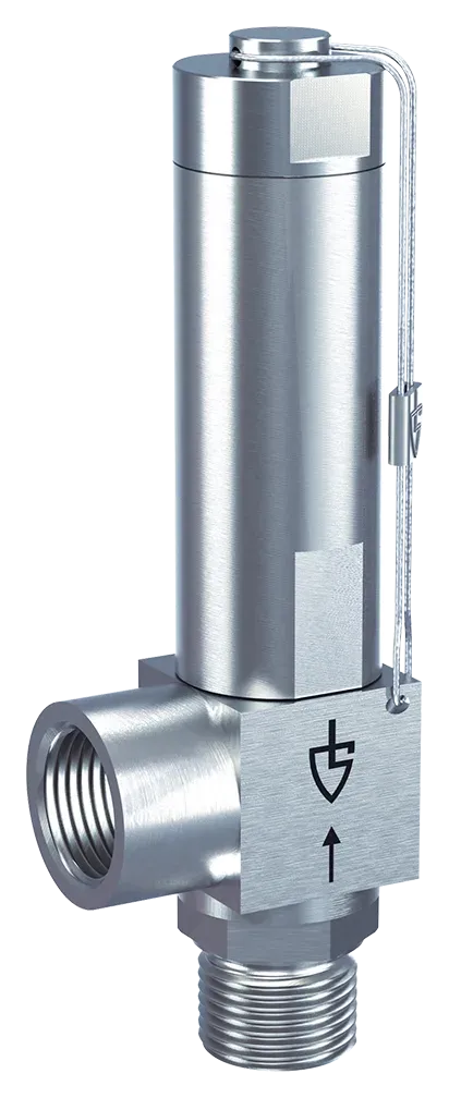 GOETZE 420 stainless steel safety valve with compression fittings