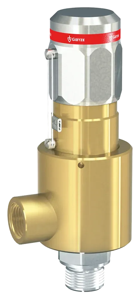 GOETZE 492 GOX high-pressure safety valve for oxygen