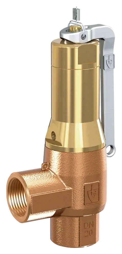 GOETZE 642 gunmetal diaphragm safety valve, threaded or flanged