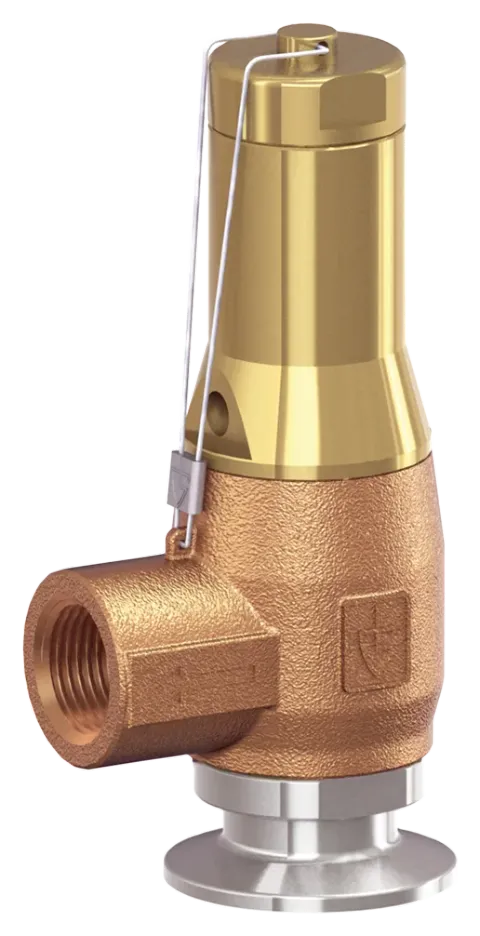 GOETZE 6420 diaphragm safety valve with stainless steel inlet