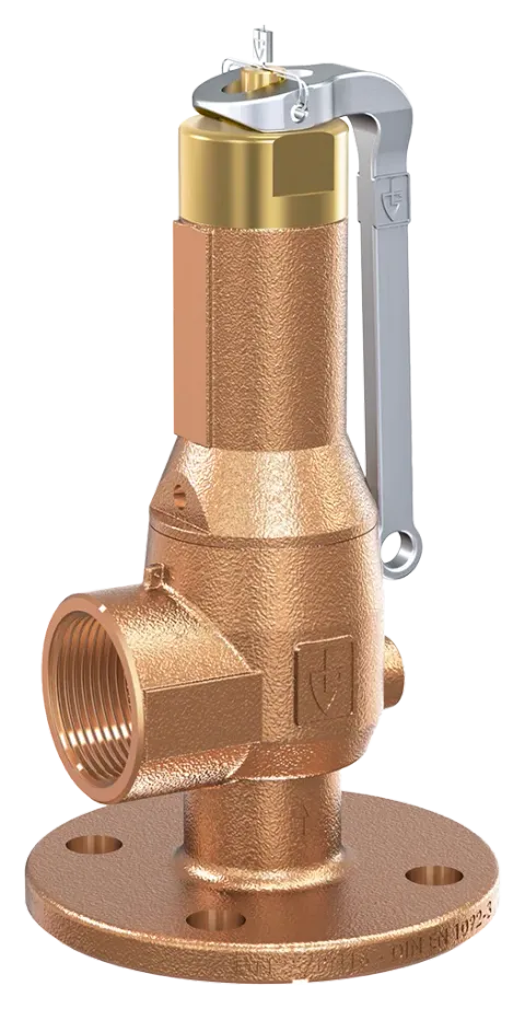 GOETZE 645 gunmetal diaphragm safety valve with enlarged outlet
