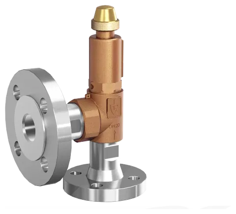 GOETZE 851FL gunmetal flanged safety valve