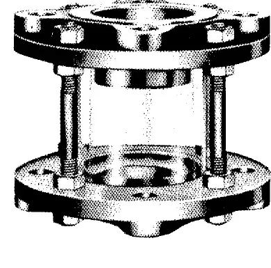 Jacoby-Tarbox 830 / 805-S full view tubular sight flow indicator
