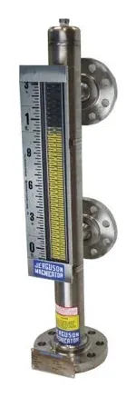 Jerguson Magnicator magnetic level indicator