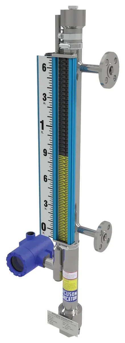 Jerguson Mini-Magnicator light duty magnetic level gage