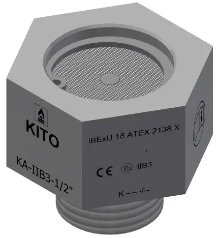 KITO KA-IIB3 condensate drain flame arrester